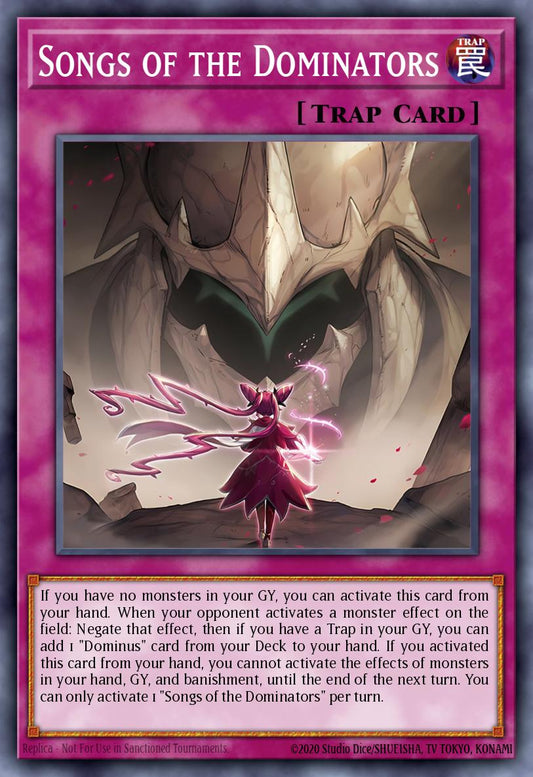 Songs of the Dominators (TRAP) (RA05-EN081)