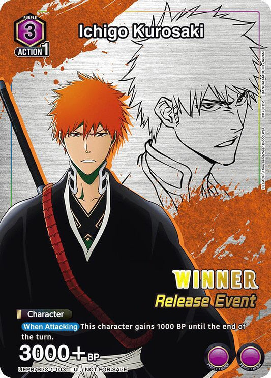 Ichigo Kurosaki (Character) (UEPR/BLC-1-103) (U) (RELEASE EVENT WINNER)