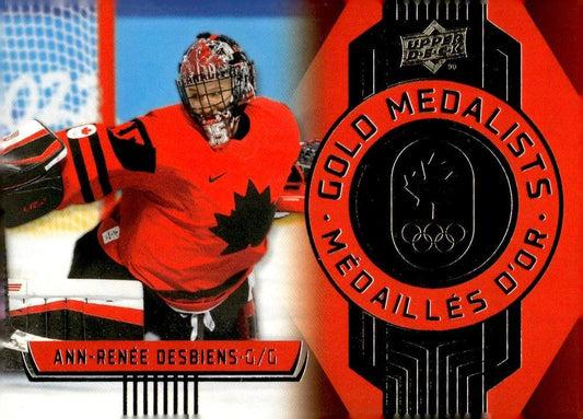 Ann-Renée Desbiens (Gold Medalists) (Team Canada 2026)(GM-15)