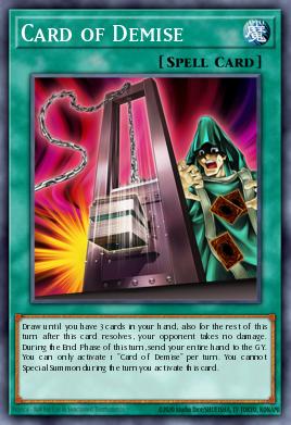 Card of Demise (SPELL) (RA03-EN265) (PS/QCSE)