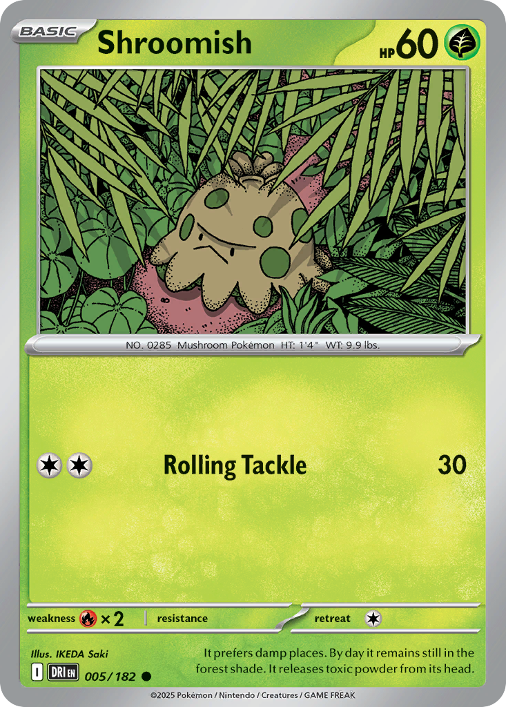 Shroomish (Basic Pokémon) (DRI-005/182) (Common)