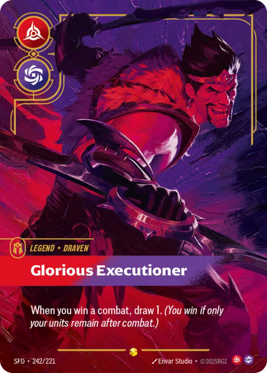 Draven Glorious Executioner (Legend) (SFD-242/221) (Showcase)