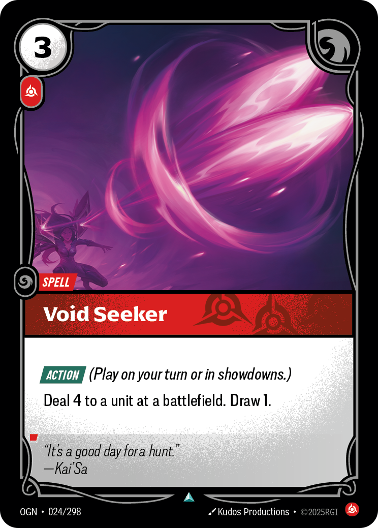 Void Seeker (Spell) (OGN-024/298) (Uncommon)