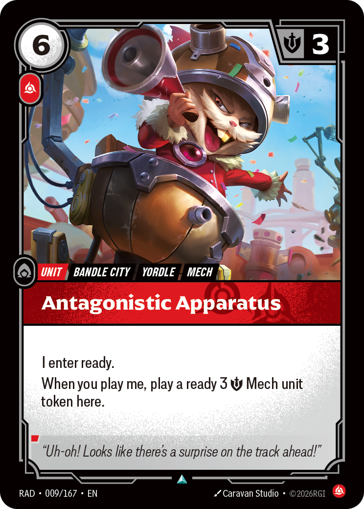Antagonistic Apparatus (Unit) (RAD-009/167) (Uncommon)