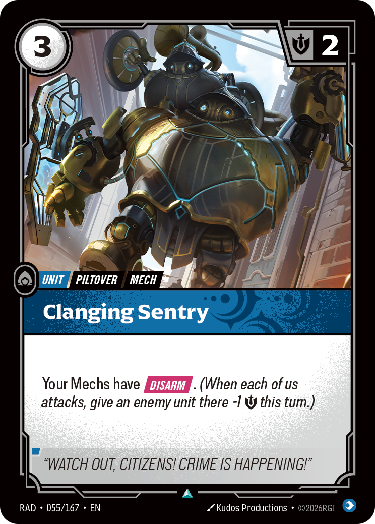 Clanging Sentry (Unit) (RAD-055/167) (Uncommon)