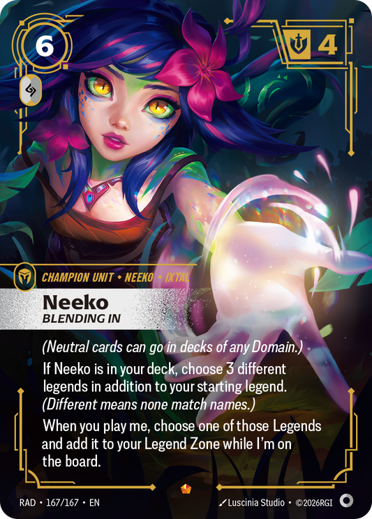 Neeko, Blending In (Unit) (RAD-167/167) (Epic)