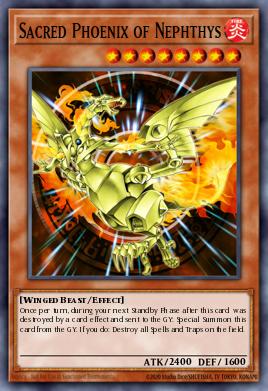 Sacred Phoenix of Nephthys (MONSTER) (RA03-EN147) (PS/QCSE)