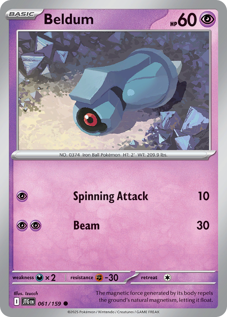 Beldum (Basic Pokémon) (JTG-061/159) (Common)