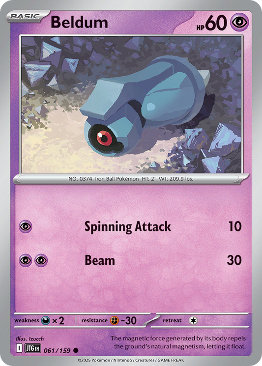 Beldum (Basic Pokémon) (JTG-061/159) (Common)