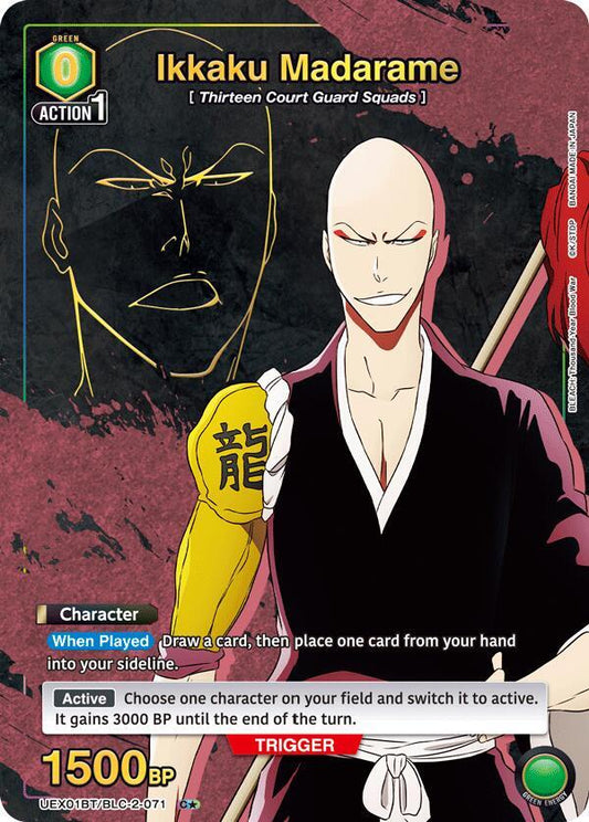 Ikkaku Madarame (C*) (UEX01BT/BLC-2-071) (Alternate Art)
