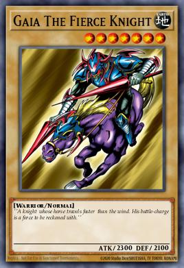 Gaia The Fierce Knight (MONSTER) (LOB-EN006) (ULTRA RARE)