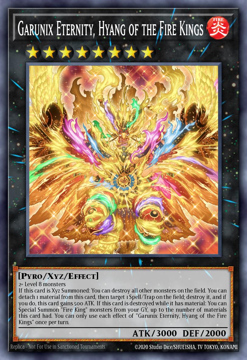 Garunix Eternity, Hyang of the Fire Kings (MONSTER) (RA05-EN052)