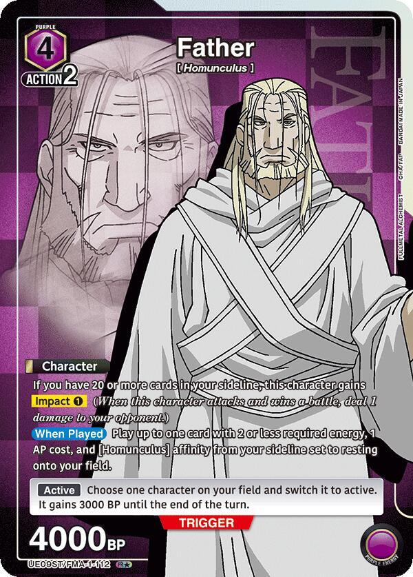 Father (Character) (UE09ST/FMA-1-112) (R*) (Alternate Art)