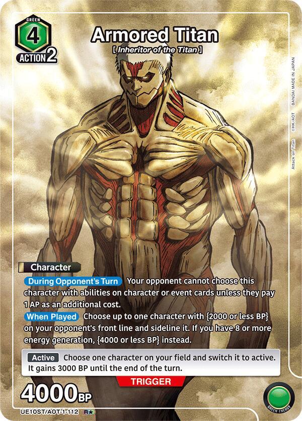 Armored Titan (Character) (UE10ST/AOT-1-112) (R*) (Alternate Art)