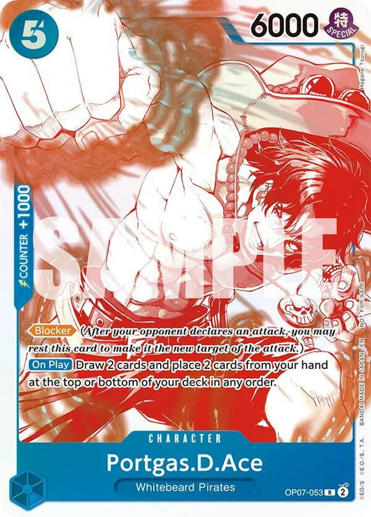 Portgas D Ace (Character) (OP07-053) (R) (3rd Anniversary Treasure Campaign Pack) (Promo)