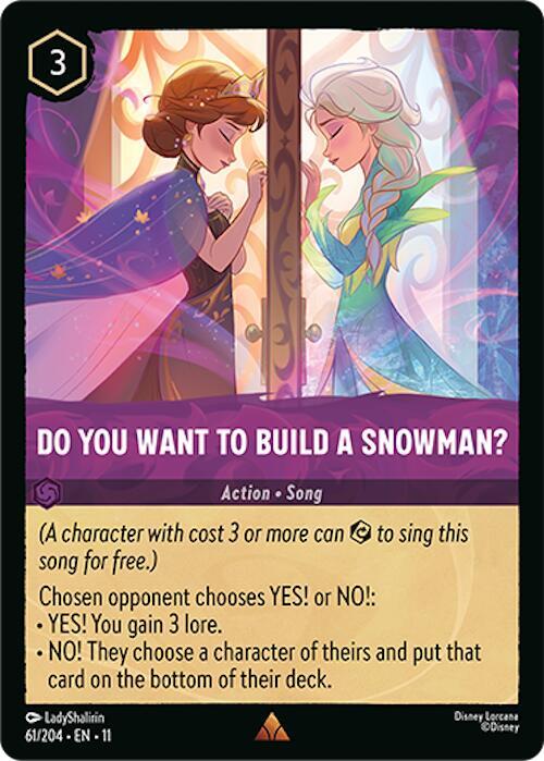 Do You Want to Build a Snowman? (Action - Song)(61/204 EN 11) (R)