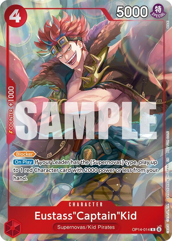 Eustass “Captain” Kid (Character) (OP14-014) (R) (Dash Pack) (Promo)