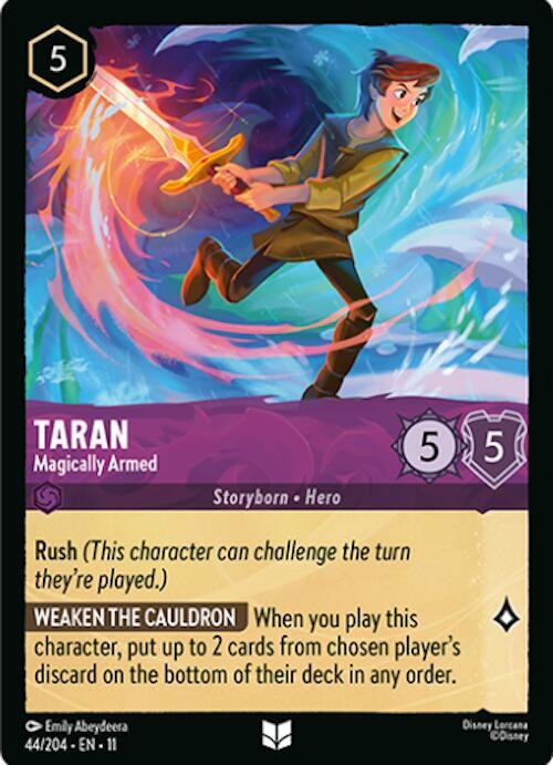 Taran - Magically Armed (Dreamborn - Hero)(44/204 EN 11) (U)