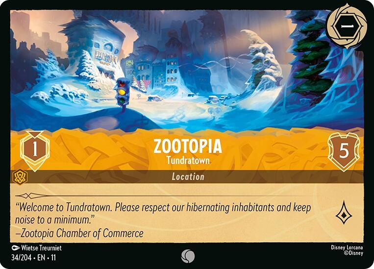 Zootopia - Tundratown (Location)(34/204 EN 11) (C)