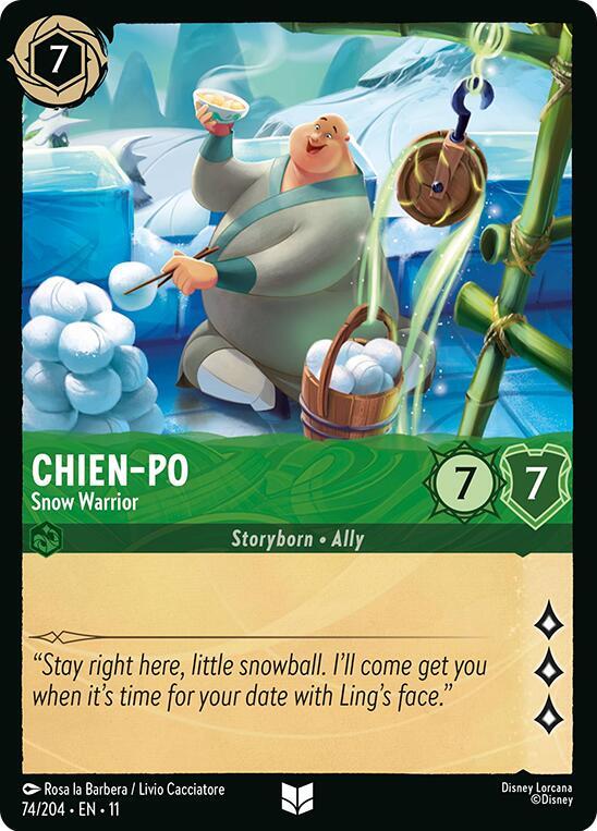 Chien-Po - Snow Warrior (Storyborn - Ally)(74/204 EN 11) (U)