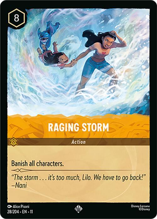 Raging Storm (Action)(28/204 EN 11) (SR)