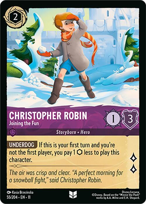 Christopher Robin - Joining the Fun (Storyborn - Hero)(55/204 EN 11) (U)