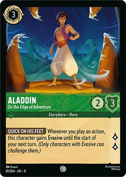 Aladdin - On the Edge of Adventure (Storyborn - Hero)(81/204 EN 11) (C)