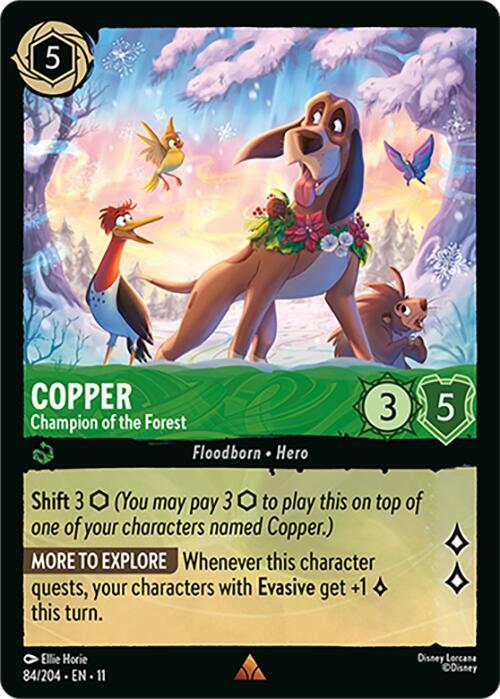 Copper - Champion of the Forest (Floodborn - Hero)(84/204 EN 11) (R)