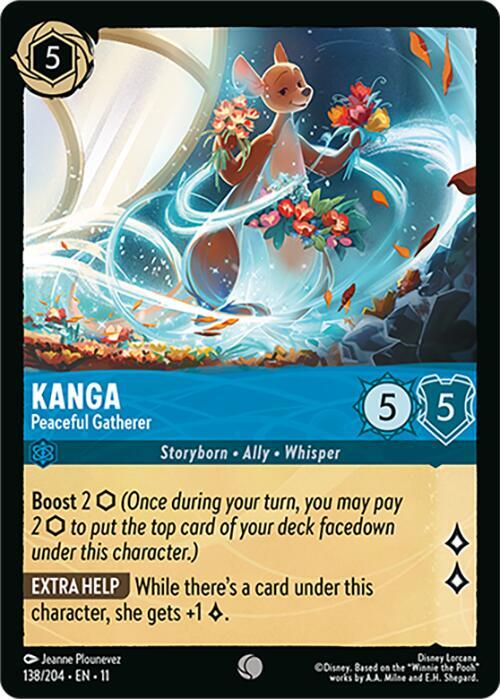 Kanga - Peaceful Gatherer (Storyborn - Ally - Whisper)(138/204 EN 11) (C)