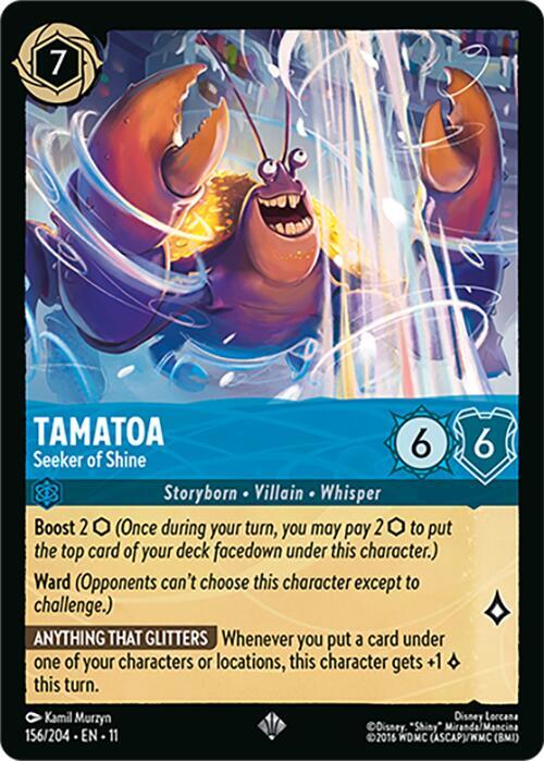 Tamatoa - Seeker of Shine (Storyborn - Villain - Whisper)(156/204 EN 11) (SR)