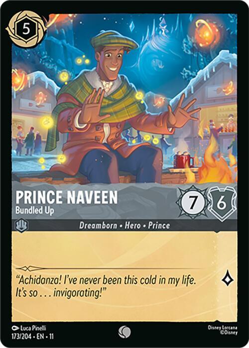 Prince Naveen - Bundled Up (Dreamborn - Hero - Prince)(173/204 EN 11) (C)