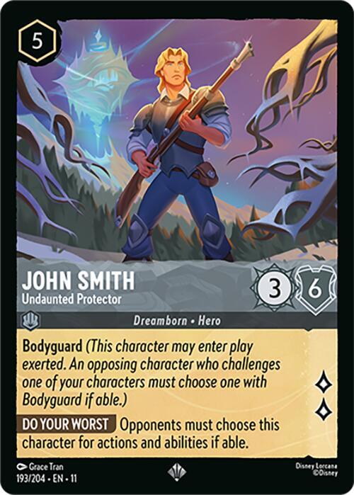 John Smith - Undaunted Protector (Dreamborn - Hero)(193/204 EN 11) (SR)