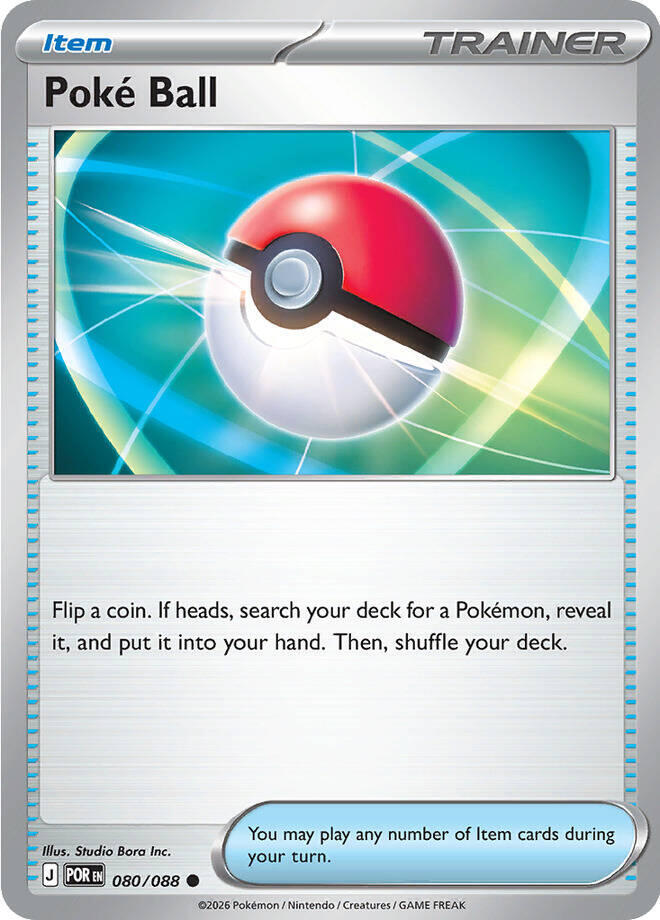 Poké Ball (Item) (POR-080/088) (Common)