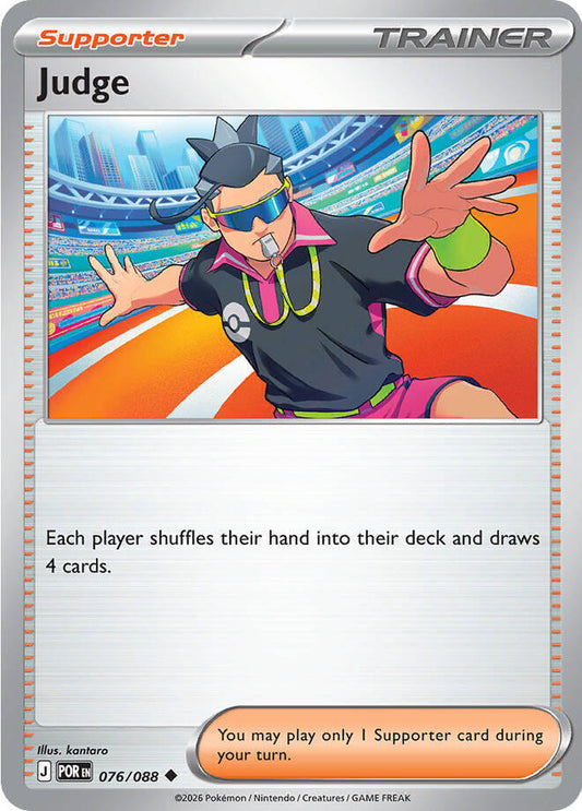 Judge (Supporter) (POR-076/088) (Uncommon)