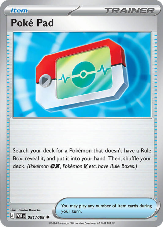 Poké Pad (Item) (POR-081/088) (Uncommon)