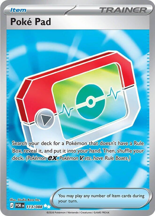 Poké Pad (Item) (POR-113/088) (Ultra Rare)