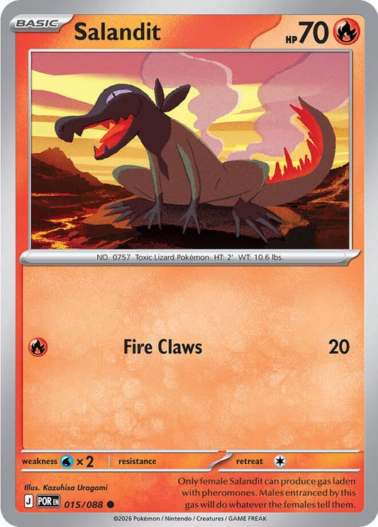 Salandit (Basic Pokémon) (POR-015/088) (Common)
