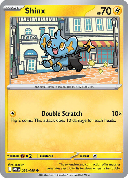 Shinx (Basic Pokémon) (POR-026/088) (Common)