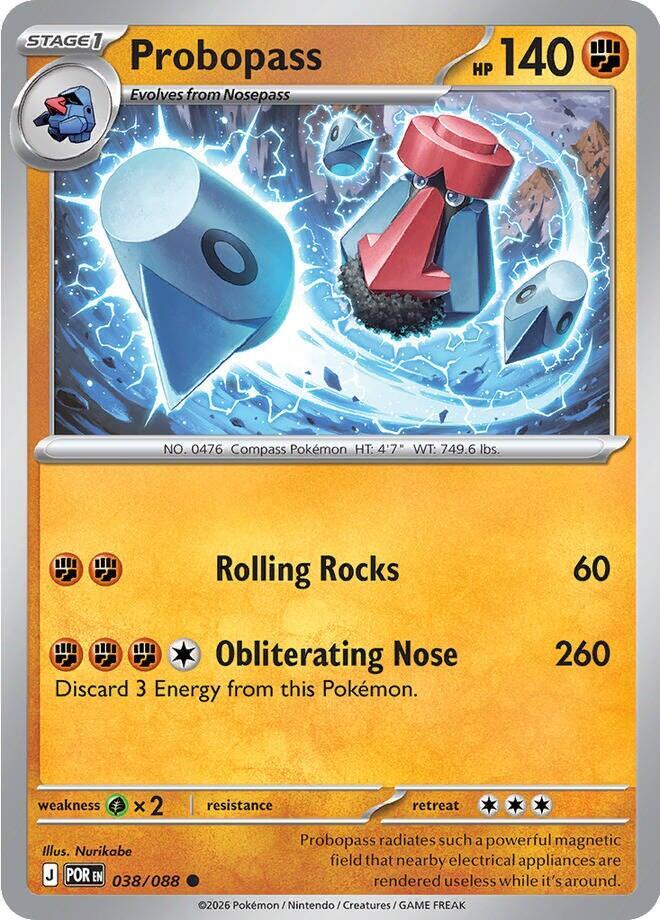 Probopass (Stage 1 Pokémon) (POR-038/088) (Common)