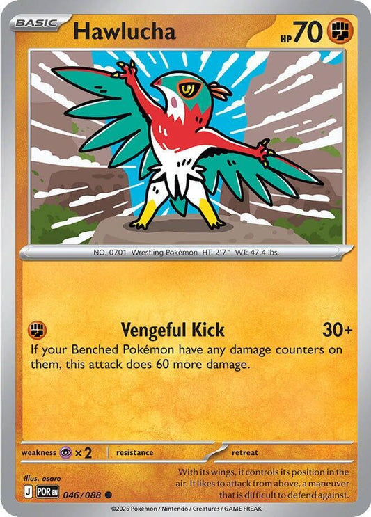 Hawlucha (Basic Pokémon) (POR-046/088) (Common)
