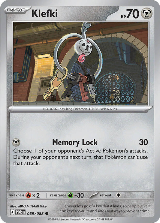Klefki (Basic Pokémon) (POR-059/088) (Common)