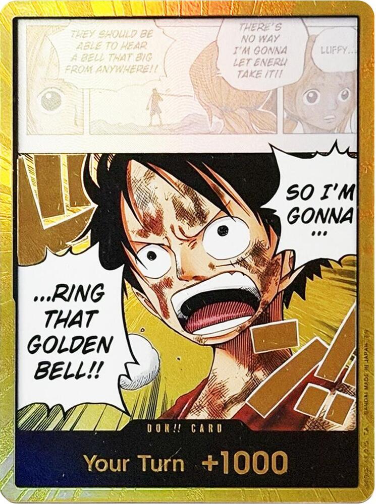 DON!! Card (Luffy) (Gold) (OP15-EB04) Adventure on Kami's Island