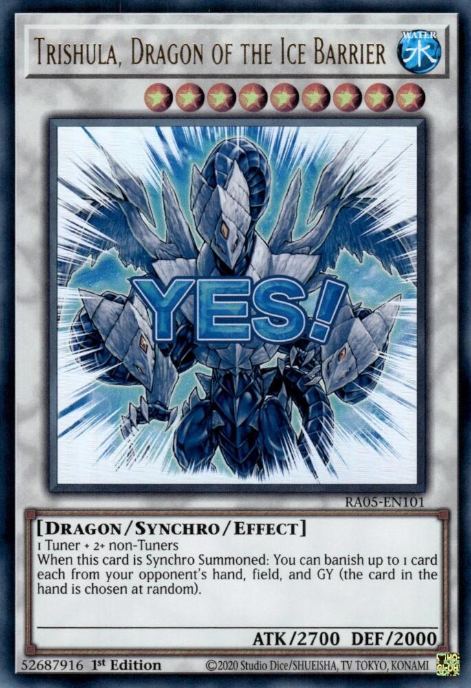 Trishula, Dragon of the Ice Barrier (MONSTER) (RA05-EN101)