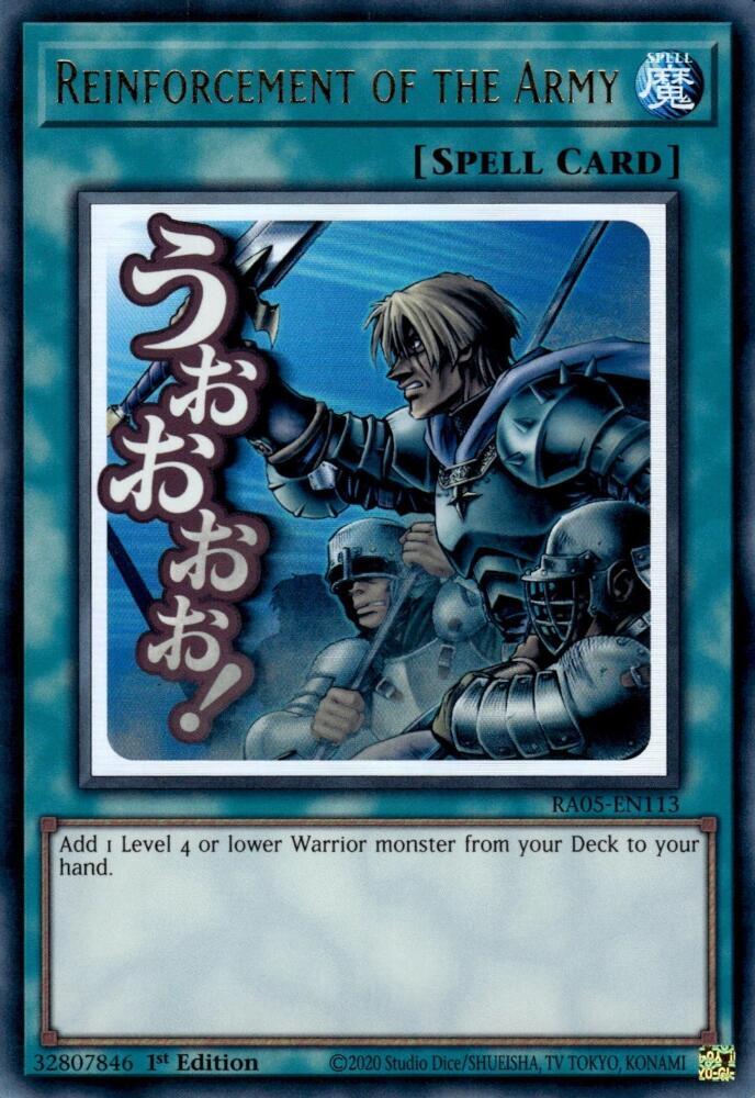Reinforcement of the Army (SPELL) (RA05-EN113)