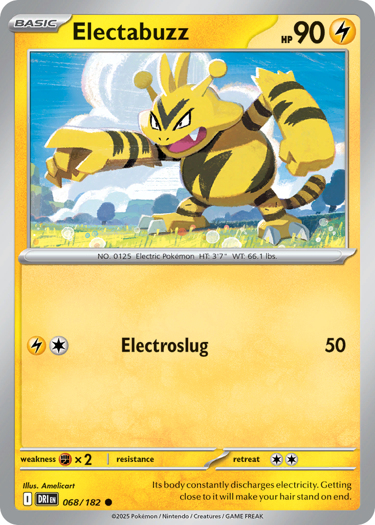 Electabuzz (Basic Pokémon) (DRI-068/182) (Common)