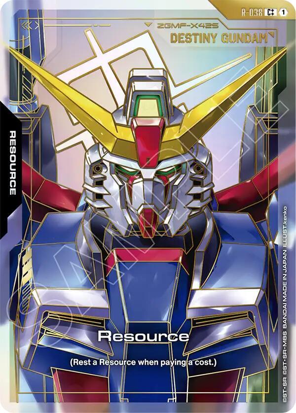 Destiny Gundam (Resource) (R-038) (C++) (Alternate Art)