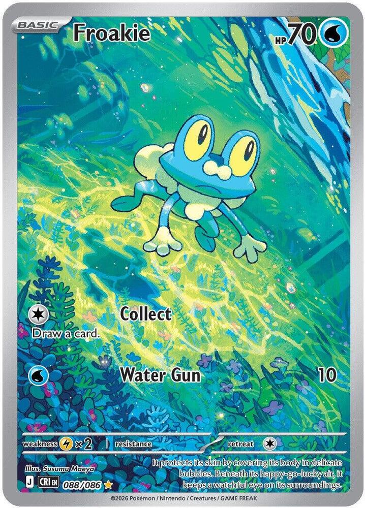 Froakie (Basic Pokémon) (CRI-088/086) (Illustration Rare)