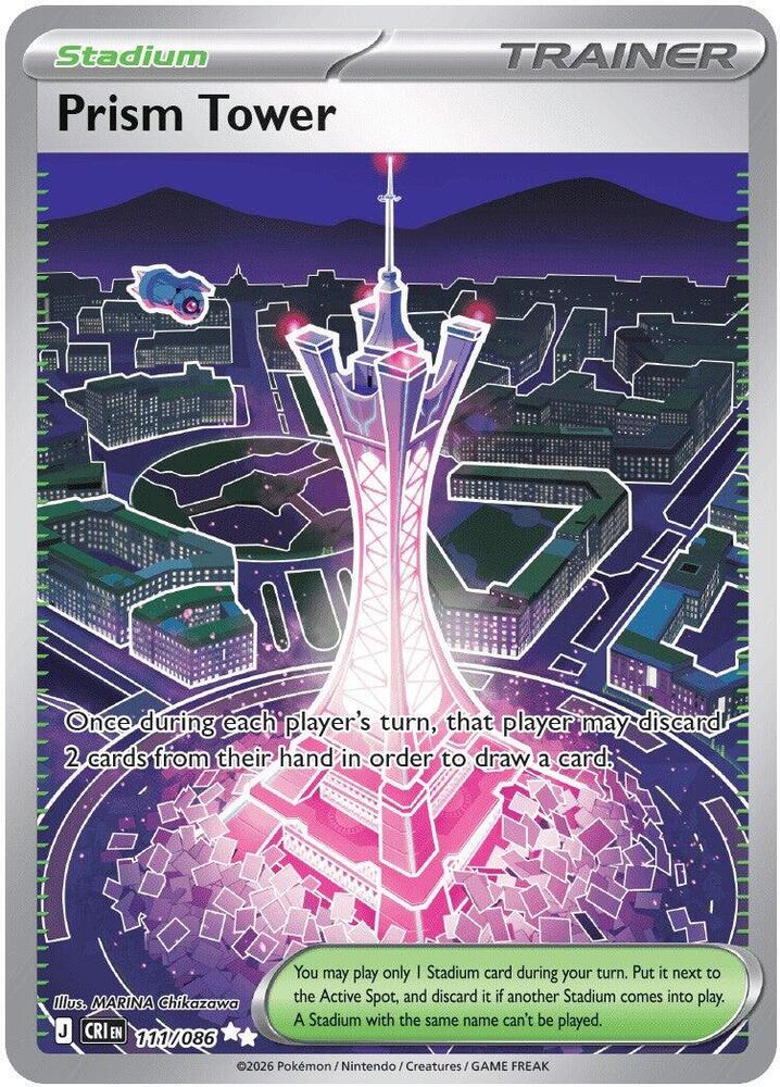 Prism Tower (Stadium) (CRI-111/086) (Ultra Rare)
