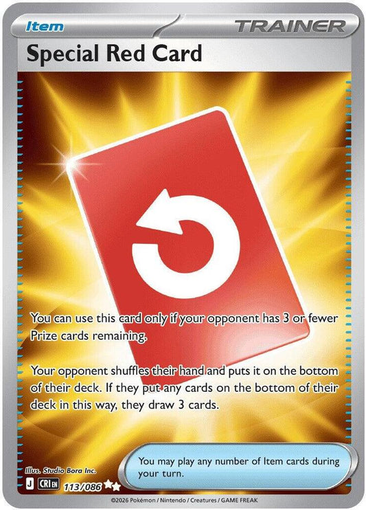 Special Red Card (Item) (CRI-113/086) (Ultra Rare)