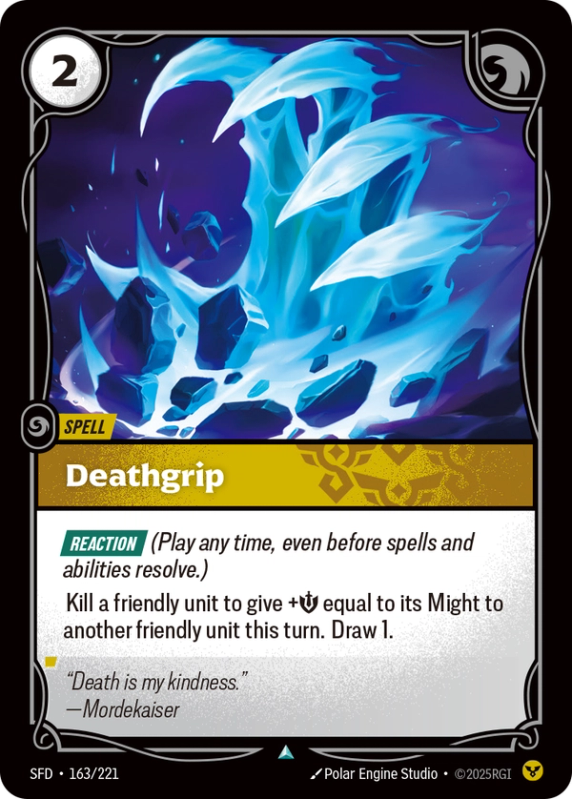 Deathgrip (Spell) (SFD-163/221) (UnCommon)